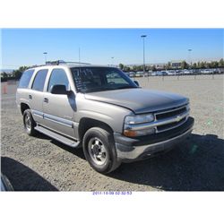 2001 - CHEVROLET TAHOE