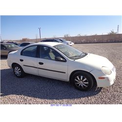 2004 - DODGE NEON // RESTORED SALVAGE TITLE