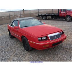 1990 - CHRYSLER LEBARON
