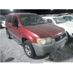 2001 - FORD ESCAPE