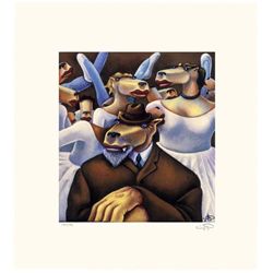 Markus Pierson 'COYOTE PORTRAIT OF DEGAS' Paper