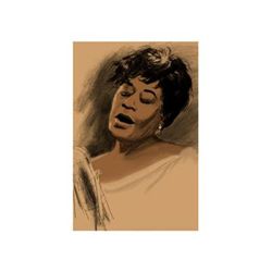 Clifford Faust : Ella Fitzgerald Artist Proof Giclee