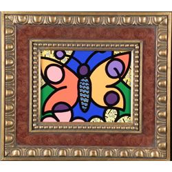 Jozza Butterfly II Signed Framed Acrylic Painting
