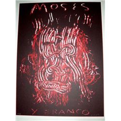 Ed Moses Signed LE Art Print Moses y Bronco