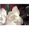 Image 2 : White Flowers Oil Print on Textured Canvas Art