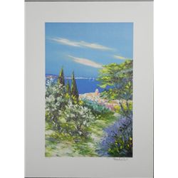 Marcel Belvisi St. Tropez Signed & Numbered Litho Print