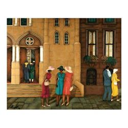 Answerd Stewart : Church Sisters Giclee Signed