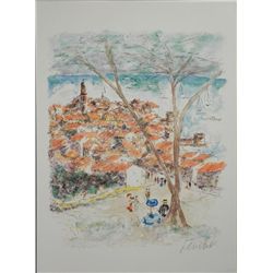 Urbain Hutch Litho Print The Village Signed & Numbered