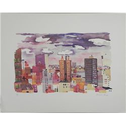 Jacqueline Fogel New York Landscape 4 S/N Litho Print