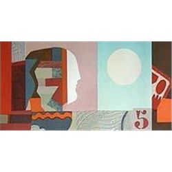 Max Papart Signed Embossed Lithograph La Noia