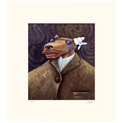 Markus Pierson 'COYOTE PORTRAIT OF VAN GOGH' Paper