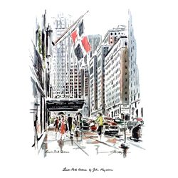 3 Different John Haymson Art Prints: New York Scenes