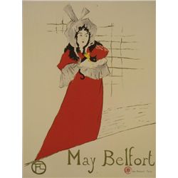 Henri de Toulouse-Lautrec : May Belfort Art Print