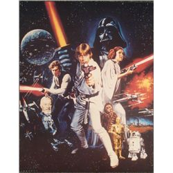 Tom Chantrell Stars Wars Movie Poster Collage