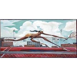 Frank Morrison Got It Womens Tennis Art Print