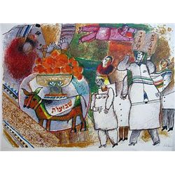 Signed and Numbered Theo Tobiasse Lithograph