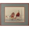 Image 1 : Boats on San Francisco Bay Signed Framed Photograph