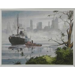 Tom Lynch Art Print Competitive Boats