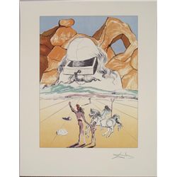 Salvador Dali : The Banker Surrealistic Art Print