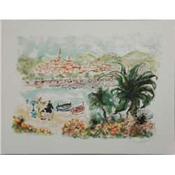 Lithograph Print Beaulieu Signed and Numbered Huchet