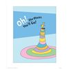 Image 3 : 4) Dr Seuss Prints- One Fish Two Fish Cat in the Hat