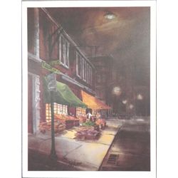 Busy Night for a Vendor Art Print Tom Lynch
