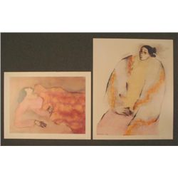 2 R.C. Gorman Prints Navajo Art -Winona, Rosa
