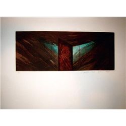 Laddie John Dill Signed LE Art Print Arial Untitled I