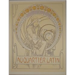 Alphonse Mucha : Noel Art Nourveau Print