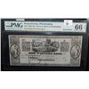 Image 1 : 1830'S - 40' WESTERN BANK OF PHILADELPHIA -  PMG 66 (GEM UNCIRCULATED) - RARE EARLY ISUUE  - THIS GR