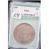 Image 1 : 1896 MORGAN DOLLAR - NTC MS68 - A MS68 LISTS  @ $20,000.00
