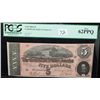 Image 1 : 1864 $ CONFEDERATE STATES OF AMERICA - PCGS  62PPQ #2473