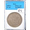 Image 1 : KEY - 1895-S MORGAN DOLLAR - PGS - EF 40 (A  EF 40 IN COIN WORLD LISTS @ $1,400.00)