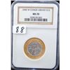 Image 1 : 2000-W $10 CONGRESS LIBERTY COMMEMORATIVE  COIN - NGC MS70!!