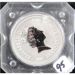 1997 ONE OUNCE .9995 PLATINUM KOALA - $100  AUSTRALIA COIN