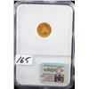Image 2 : 1915-S $1 PAN PACIFIC GOLD COMMEMORATIVE COIN  - NGC MS64 - PCGS WEBSITE LISTS A MS64 @  $1,050.00