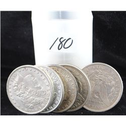20 MORGAN DOLLARS FROM  SAFE DEPOSIT - MIXED  DATES AND MINTS -  SOLD PER COIN TIMES 20