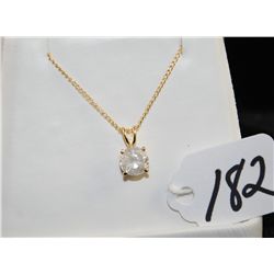 APPROX. 1.48CT DIAMOND SET IN 14K YELLOW GOLD  PENDANT