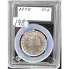 Image 1 : 1898 BARBER HALF DOLLAR - SELLER GRADED @  MS63+