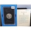 Image 1 : 1883-CC GSA BLACK  BOX MORGAN DOLLAR WITH  ORIGINAL BOX AND  CERTIFICATE OF AUTHENTICITY