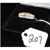 Image 2 : 14K TWO-TONE GOLD DIAMOND RING WITH FOURTEEN  ROUND FULL CUT DIAMONDS SET - WEIGHS 3.3  GRAMS - APPR