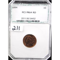 1894 INDIAN HEAD CENT - PCI PR64 RD (A PR64  RD LISTS @ $800.00)