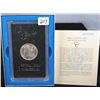 Image 1 : 1883-CC GSA BLACK BOX MORGAN DOLLAR WITH  ORIGINAL BOX AND CERTIFICATE OF AUTHENTICITY