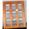 Image 3 : SET OF ROOSEVELT DIMES - ALL PCGS PR69DCAM -  1973 - 2008, 55 TOTAL DIMES - IN  CUSTOM WOOD  FRAMES
