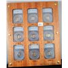 Image 4 : SET OF ROOSEVELT DIMES - ALL PCGS PR69DCAM -  1973 - 2008, 55 TOTAL DIMES - IN  CUSTOM WOOD  FRAMES