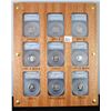 Image 5 : SET OF ROOSEVELT DIMES - ALL PCGS PR69DCAM -  1973 - 2008, 55 TOTAL DIMES - IN  CUSTOM WOOD  FRAMES