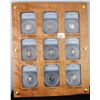 Image 6 : SET OF ROOSEVELT DIMES - ALL PCGS PR69DCAM -  1973 - 2008, 55 TOTAL DIMES - IN  CUSTOM WOOD  FRAMES