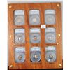 Image 7 : SET OF ROOSEVELT DIMES - ALL PCGS PR69DCAM -  1973 - 2008, 55 TOTAL DIMES - IN  CUSTOM WOOD  FRAMES