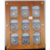 Image 8 : SET OF ROOSEVELT DIMES - ALL PCGS PR69DCAM -  1973 - 2008, 55 TOTAL DIMES - IN  CUSTOM WOOD  FRAMES