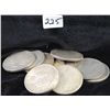 Image 1 : 10 PEACE DOLLARS FROM SAFE DEPOSIT - MIXED  DATES AND MINTS -  SOLD PER COIN TIMES 10